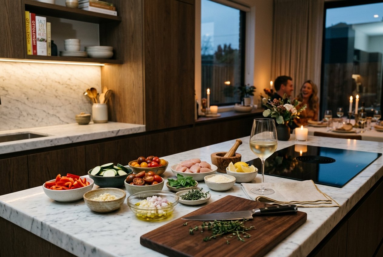 Stress free dinner party prep